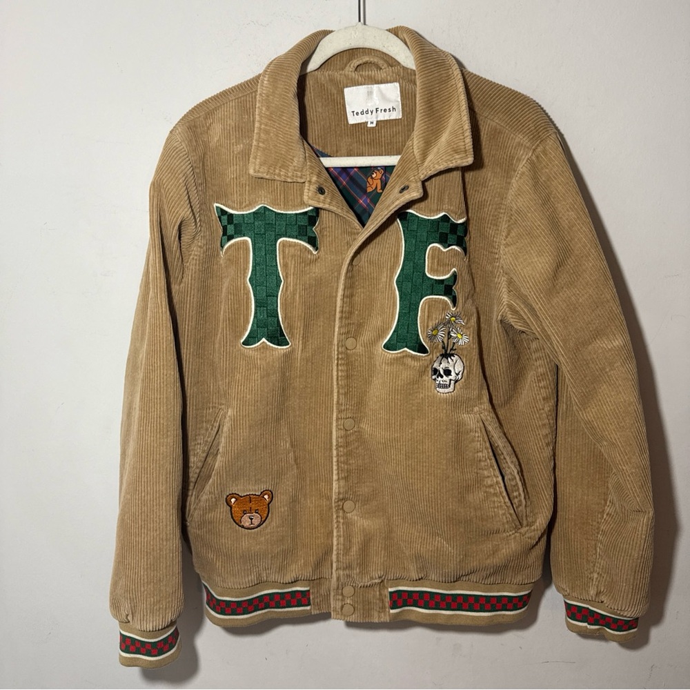 Teddy Fresh Corduroy Patch Jacket